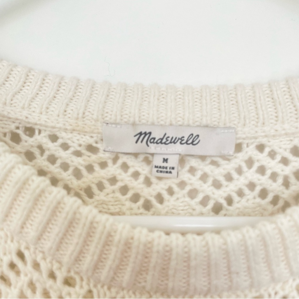 Madewell Atwater Crochet Sweater Tee - Picture 5 of 5